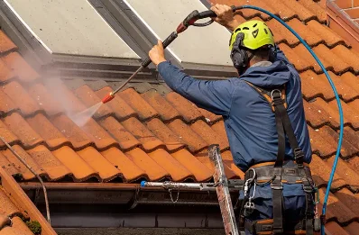 Démoussage et hydrofuge de toiture à Prâlon